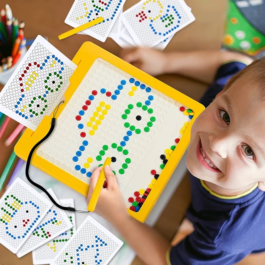 Magnetic Beads Doodle Drawing Board – Random Colour