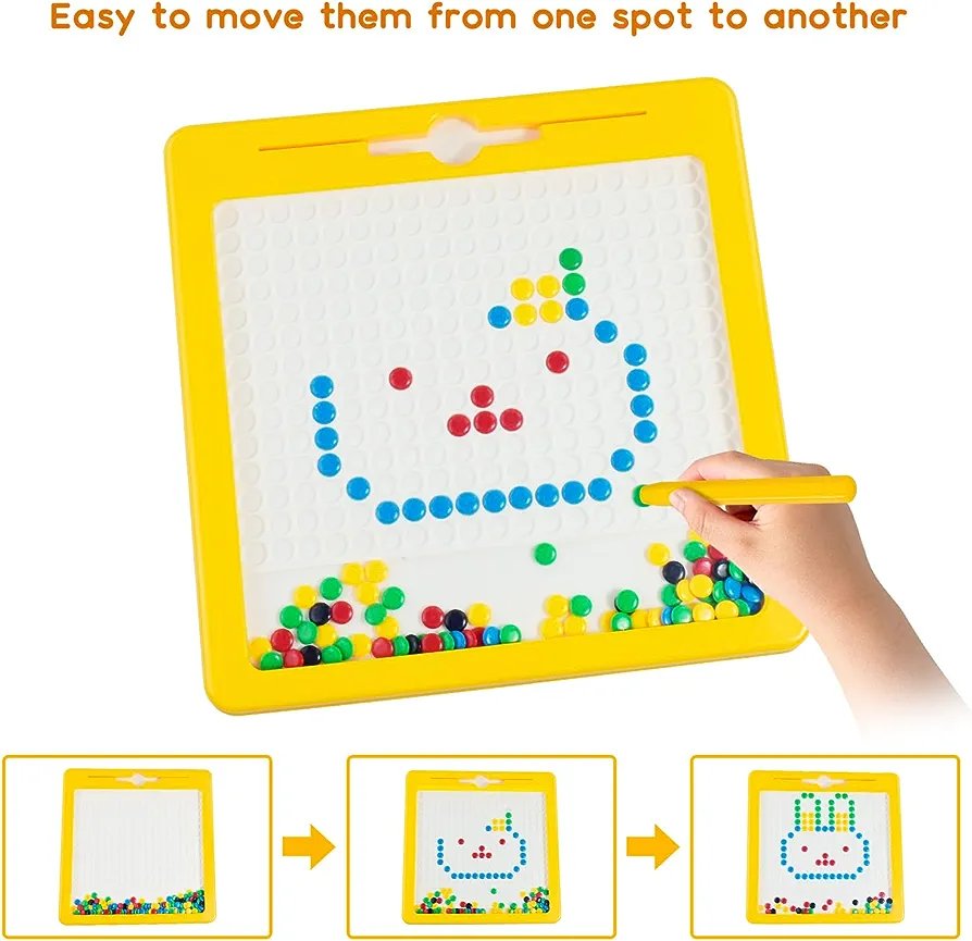 Magnetic Beads Doodle Drawing Board – Random Colour