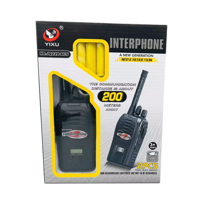 Interphone Walkie Talkie Set 200m Range