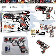 Manual Gel Blaster For Kids With Diffrent Types Of Graffiti Skin